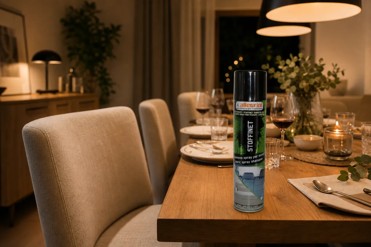 Clean upholstery, a dining mood that lasts