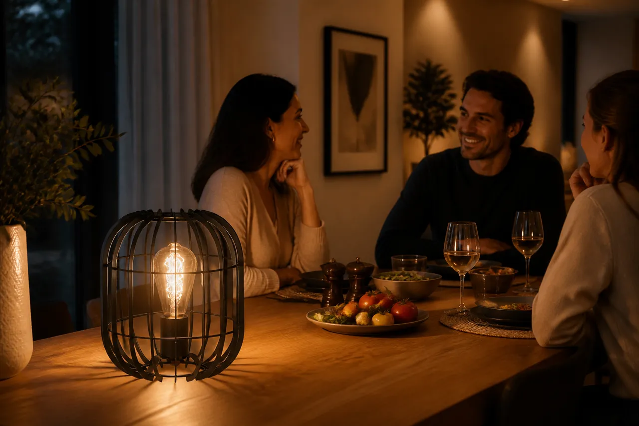 Ambient light for evenings around the table