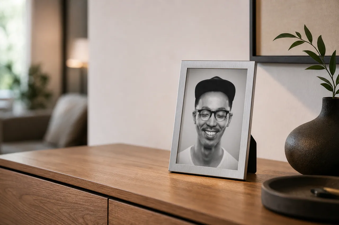 One photo that makes the room feel personal