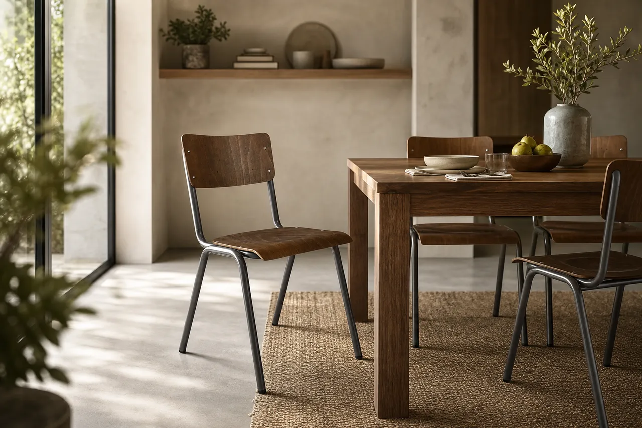 A character chair for an easy-to-style space