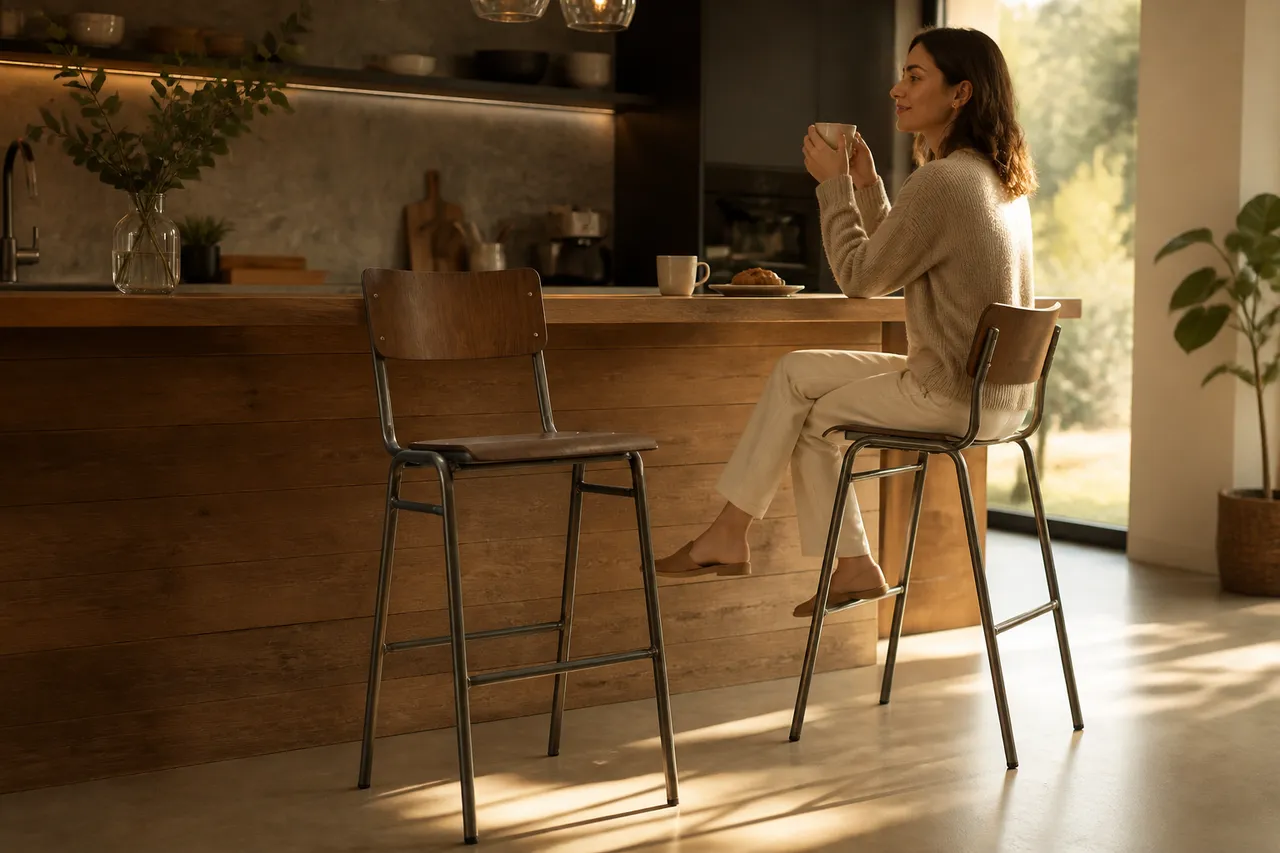 A steady seat for counter-side moments