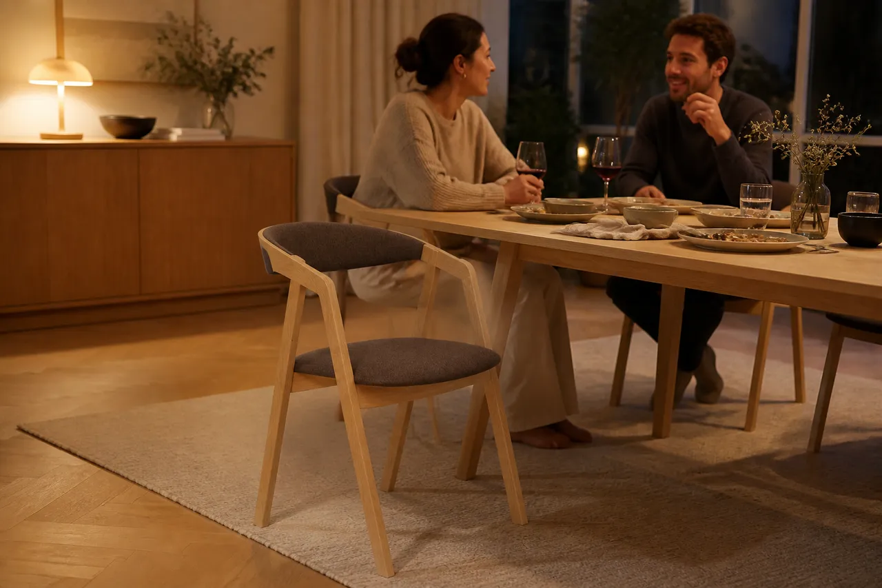 Comfort that keeps the table conversation going
