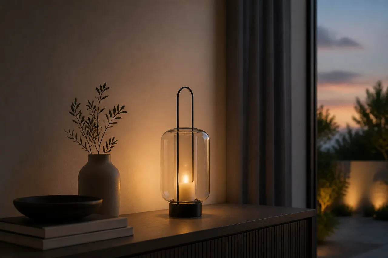 A small glow that makes the space feel complete